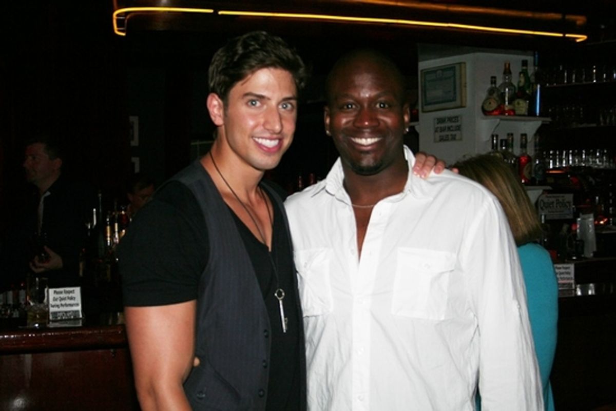 Nick Adams and Tituss Burgess at 